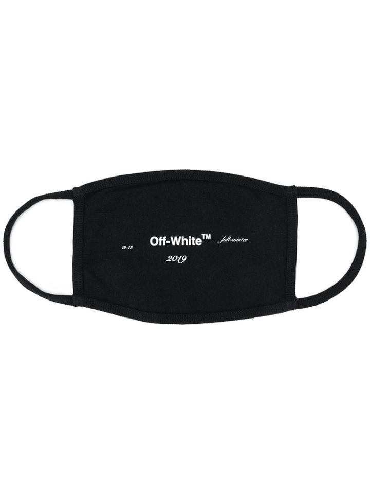 Off-white Logo Mask - Black