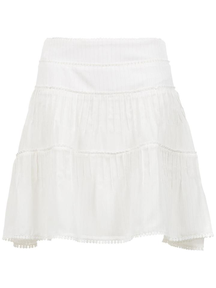 Olympiah Riva Flared Skirt - White