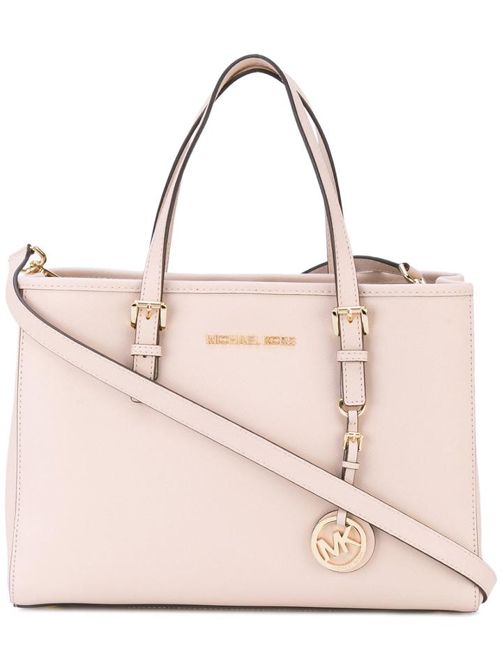 Michael Michael Kors - Mini Jet Set Tote - Women - Calf Leather - One Size, Pink/purple, Calf Leather