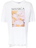 Reinaldo Lourenço Mvsica Print T-shirt - White