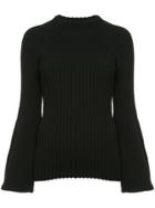 Sonia Rykiel Ribbed Slim-fit Sweater - Black