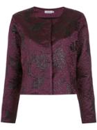 Isolda Printed Jacket - Pink & Purple