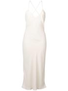 Ssheena Crisscross Slip Dress - Neutrals