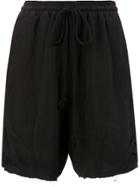 Song For The Mute Loose Fit Drawstring Shorts - Black