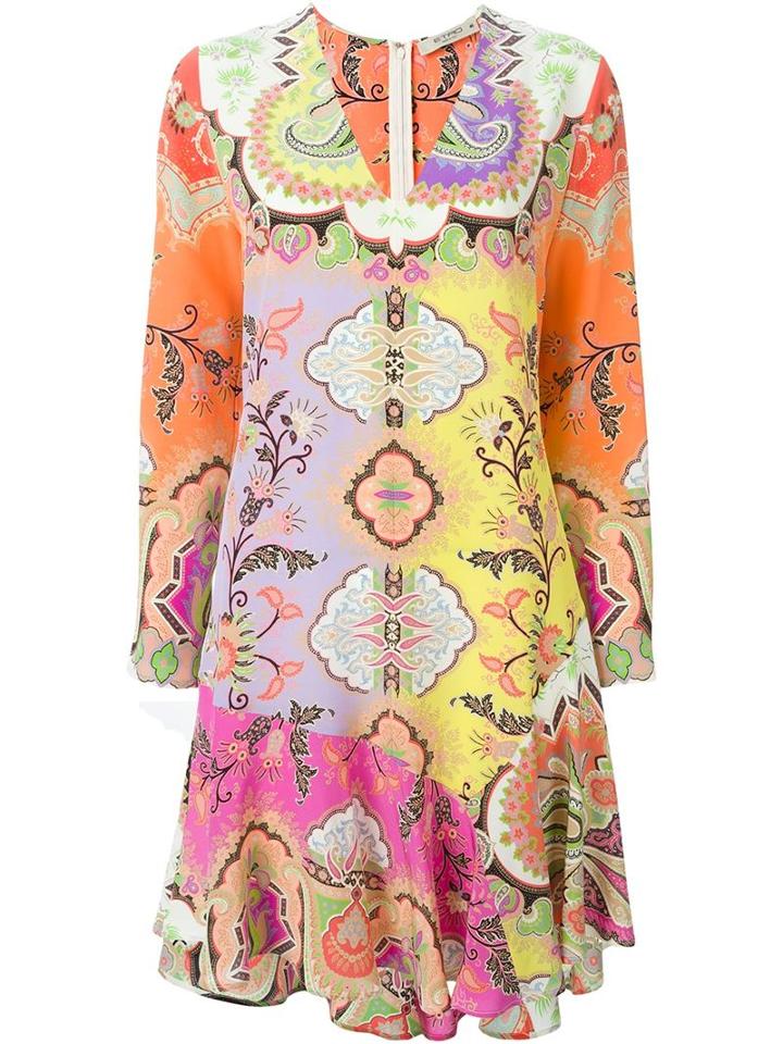 Etro Floral Paisley Print Dress