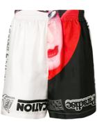 Stella Mccartney Printed Elasticated Waist Shorts - Black
