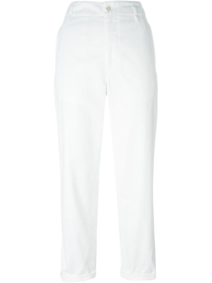 Golden Goose Deluxe Brand High Waisted Trousers, Women's, Size: M, White, Cotton