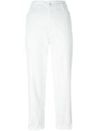 Golden Goose Deluxe Brand High Waisted Trousers, Women's, Size: M, White, Cotton