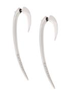 Shaun Leane Diamond Large Hook Earrings - Silver