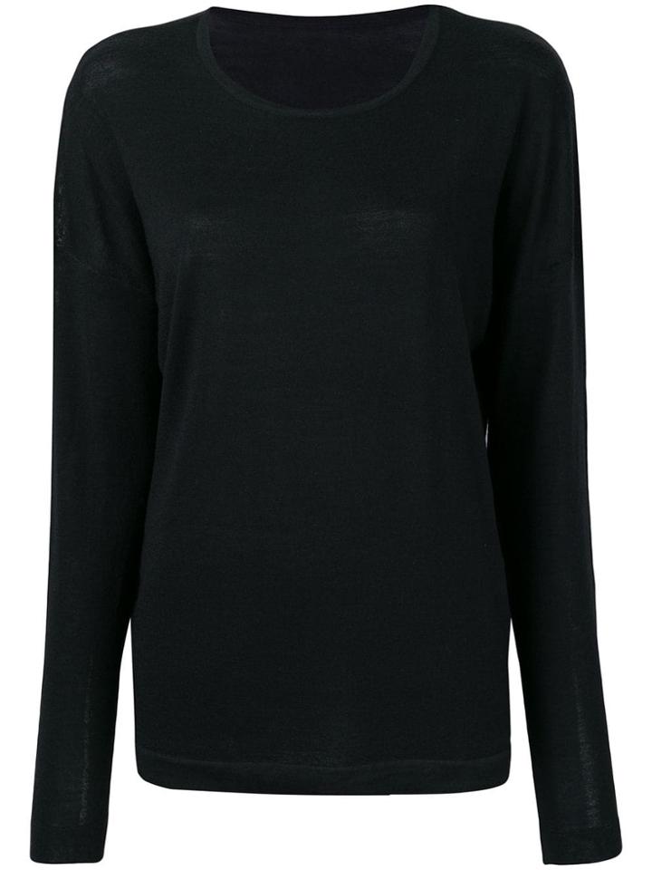 Sottomettimi Relaxed-fit Jumper - Black