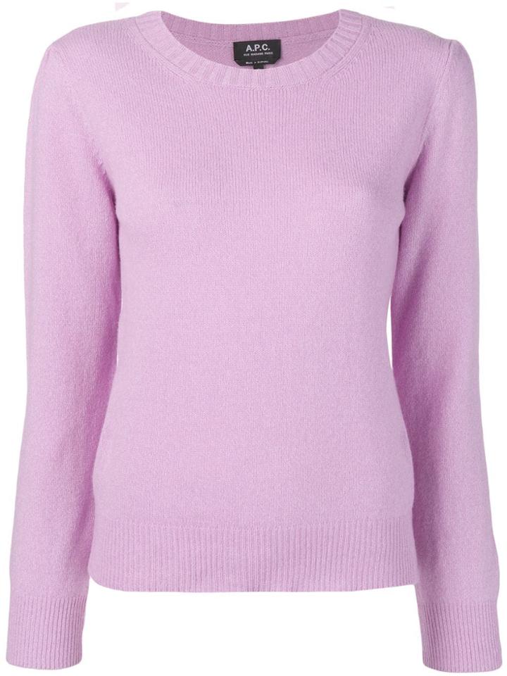 A.p.c. Basic Jumper - Purple