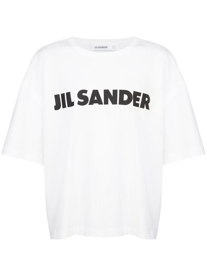 Jil Sander Boxy Logo T-shirt - White