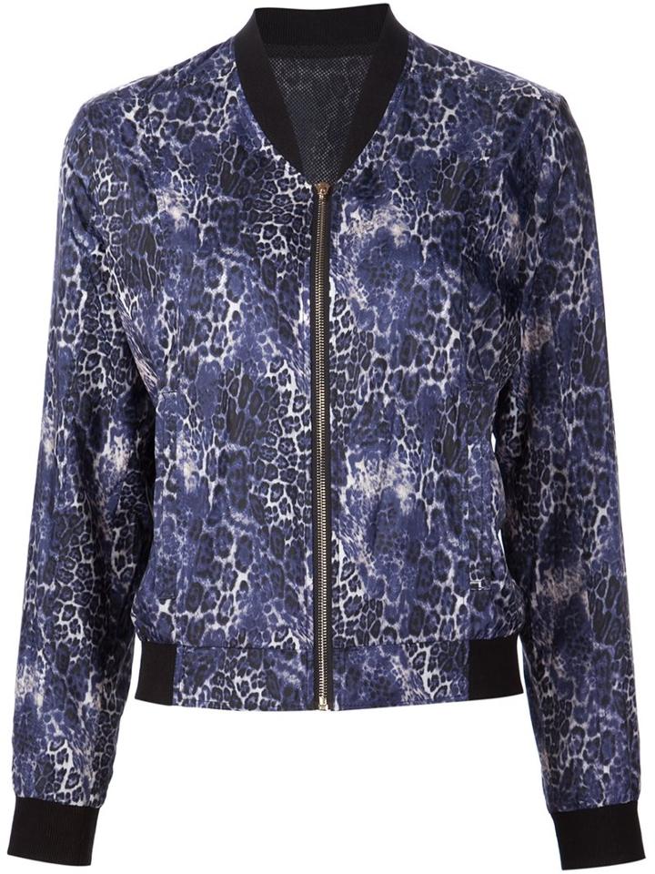 Vie Active 'lauren' Reversible Bomber Jacket, Women's, Size: Small, Pink/purple, Polyester