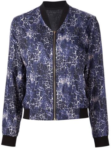 Vie Active 'lauren' Reversible Bomber Jacket, Women's, Size: Small, Pink/purple, Polyester