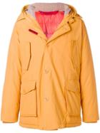 Freedomday Hooded Coat - Yellow & Orange