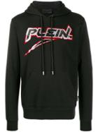 Philipp Plein Rhinestone Logo Hoodie - Black