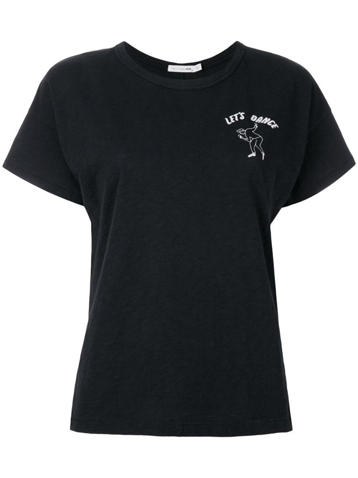Rag & Bone Lets Dance Print T-shirt - Black