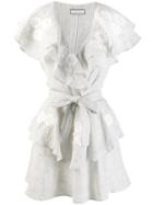 Innika Choo Sailor Wrap Stripe Dress - White