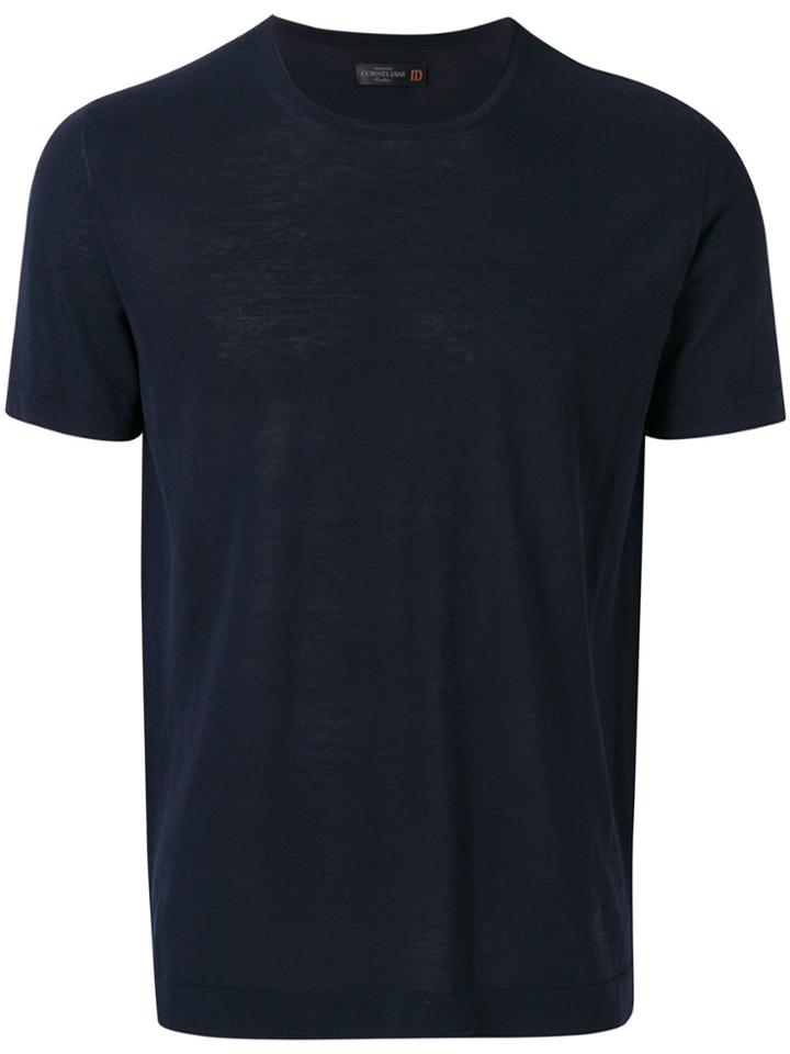 Corneliani Crew Neck T-shirt - Blue
