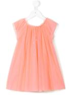 Knot - Tule Embroidered Dress - Kids - Cotton/polyamide - 4 Yrs, Yellow/orange