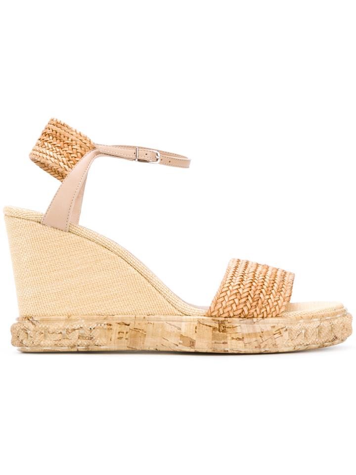 Casadei Toe Strap Sandals - Brown