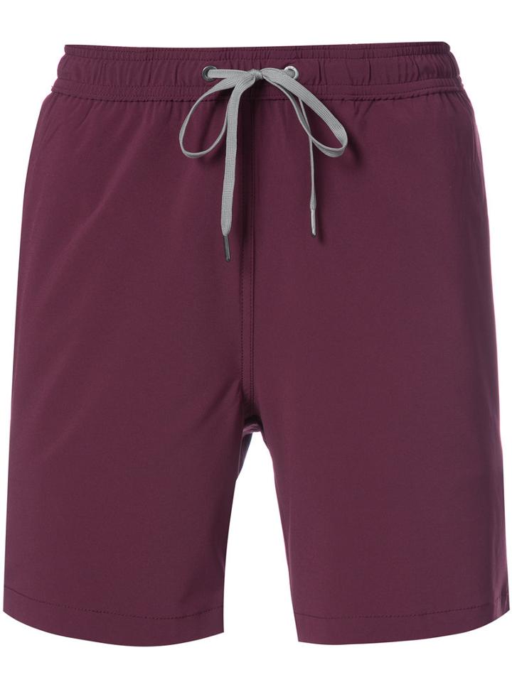 Onia - Charles Swim Shorts - Men - Nylon/polyester - Xl, Pink/purple, Nylon/polyester