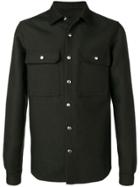 Rick Owens Outer Pointed Collar Shirt - Black