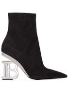 Balmain Nicole 95mm Ankle Boots - Black