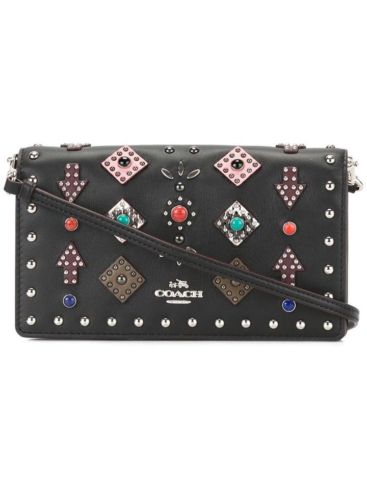 Coach - Western Rivet Crossbody Bag - Women - Leather - One Size, Black, Leather
