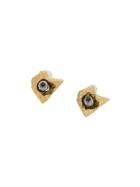 Imogen Belfield Rocks And Spheres Stud Earrings - Gold