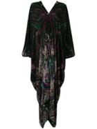 Roberto Cavalli Printed Kaftan - Black
