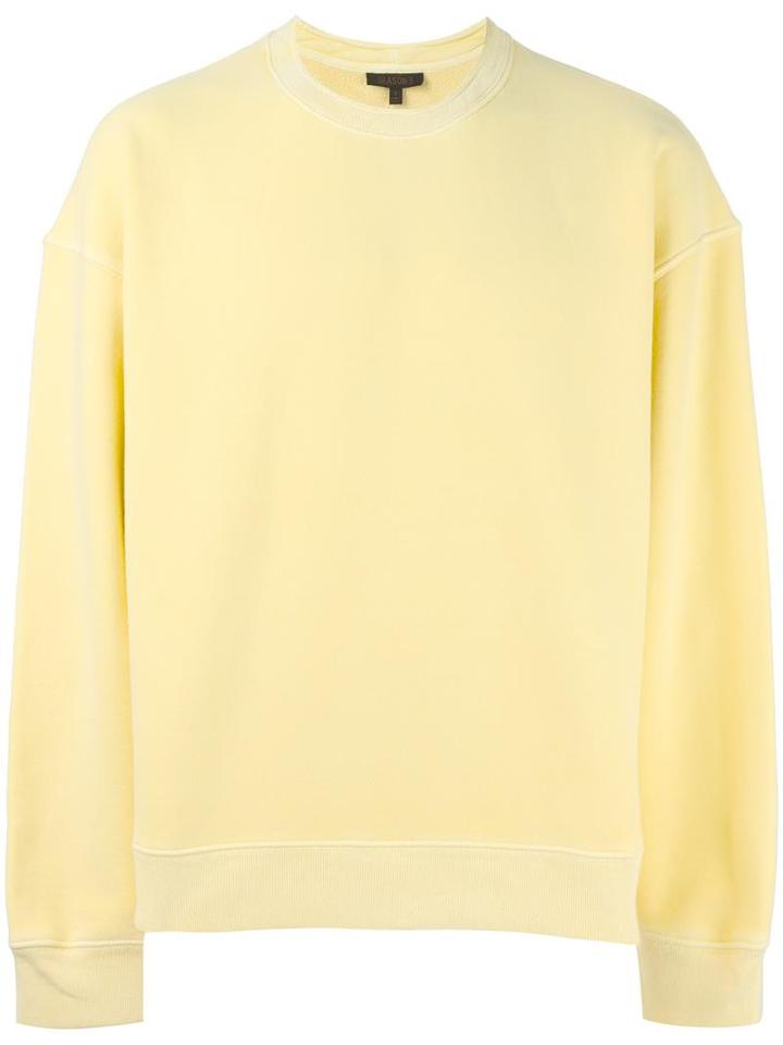 Yeezy Season 3 Oversized Sweatshirt, Men's, Size: Medium, Yellow/orange, Cotton/spandex/elastane