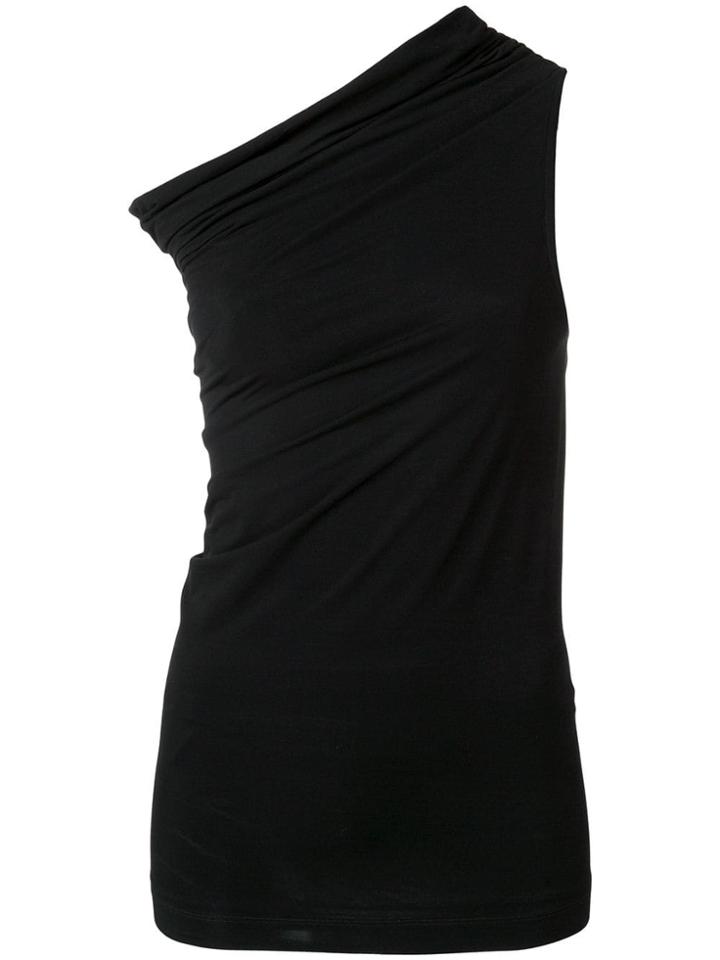 Rick Owens Lilies One-shoulder Top - Black