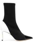 Aldo Castagna Stiletto Sock Boots - Black