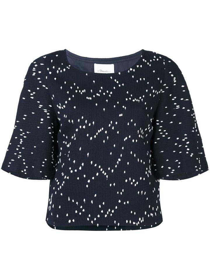 3.1 Phillip Lim Bouclé Top - Blue