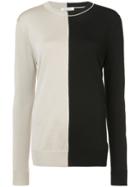 Nina Ricci Colour Block Sweater - Grey