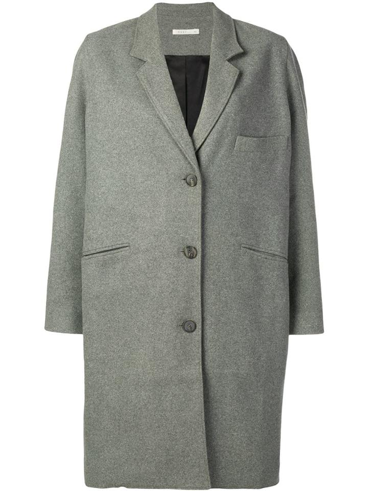6397 Single-breasted Coat - Grey
