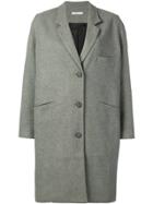 6397 Single-breasted Coat - Grey