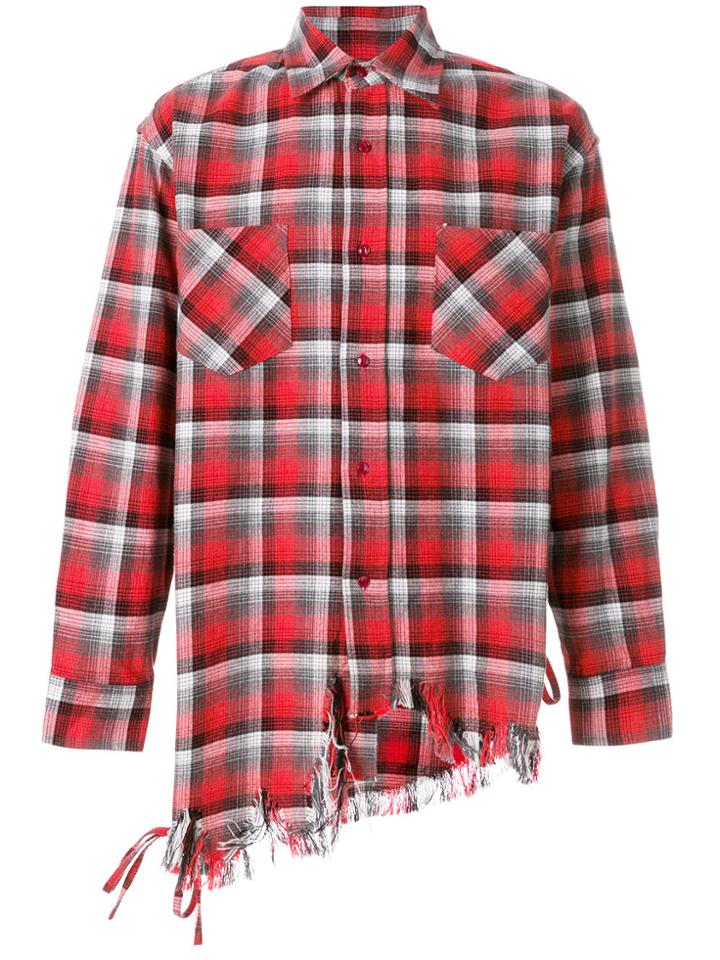 Facetasm Checked Shirt - Red