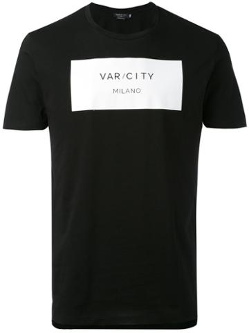 Var/city - Logo T-shirt - Men - Cotton - L, Black, Cotton
