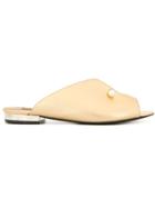 Coliac Gold Open Toe Sandals