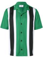 Ami Alexandre Mattiussi Bi-colour Striped Shirt - Green