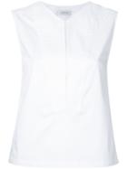 Lemaire - Poplin Top - Women - Cotton/spandex/elastane - 38, White, Cotton/spandex/elastane