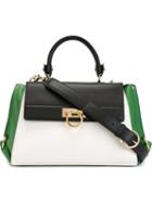 Salvatore Ferragamo Sofia Tote, Women's, Black, Leather