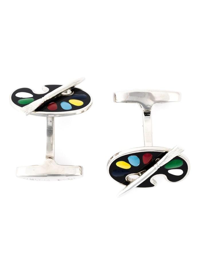 Paul Smith Paintbrush And Palette Cufflinks