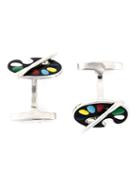 Paul Smith Paintbrush And Palette Cufflinks