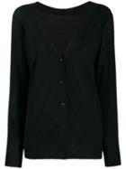 Prada V-neck Knitted Cardigan - Black