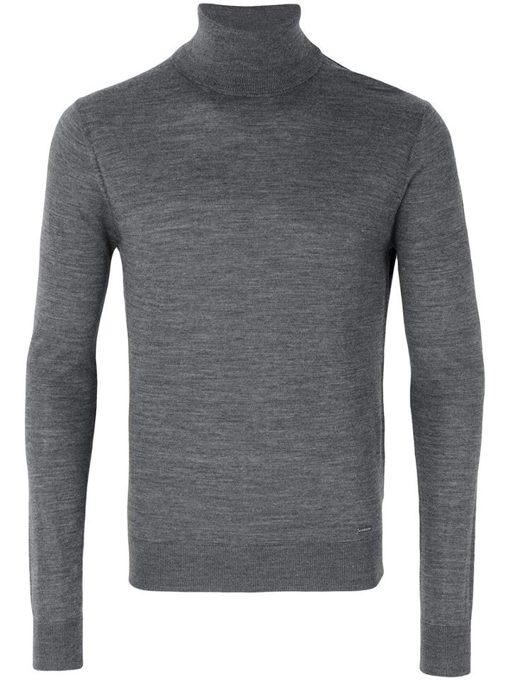 Dsquared2 - Roll Neck Top - Men - Wool - S, Grey, Wool