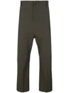 Rick Owens Cropped Tailored Trousers - Green