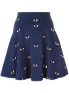 Kenzo 'eyes' Skater Skirt